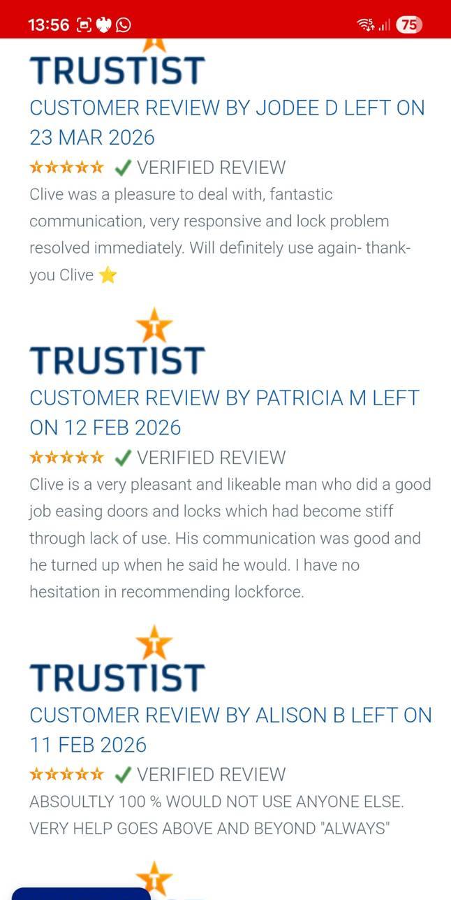 The Stroud Locksmith customer review 1