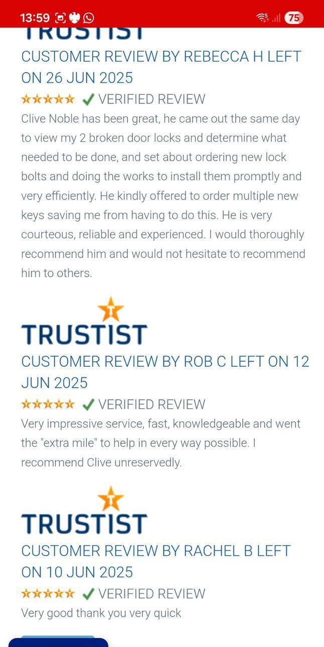 The Stroud Locksmith customer review 9